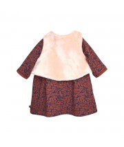 ROBE GILET S/S MCHES PEGGIE Sucre Orge