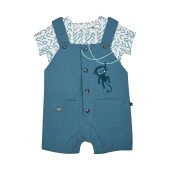 BABY TSHIRT SHORT OVERALLS OCTAVE