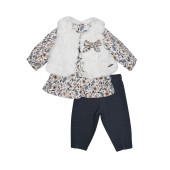 BABY TUNIC JEGGING SLEEVELESS COAT PERLE