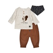 BABY TSHIRT TROUSERS BIB PANCHO