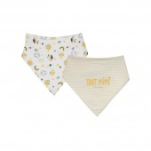 BABY SET OF 2 BIBS BANDANA IBOLI