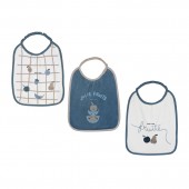 BABY SET OF 3 BIBS OGER