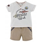 BABY SHORTS + T-SHIRT "NEW ADVENTURE"