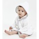 WHITE BATH ROBE + MULES Sucre Orge