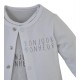 GREY ROMPER + T-SHIRT Sucre Orge