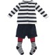 SHORTS 3 PIECES SET NAVY BLUE/RED Sucre Orge