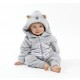 STRIPED HOODED OVERALL 2/8 YEARS Sucre Orge