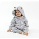 STRIPED HOODED OVERALL 2/8 YEARS Sucre Orge
