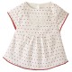 TUNIQUE BLANCHE FANTAISIE 2/8 ANS SUCRE D'ORGE